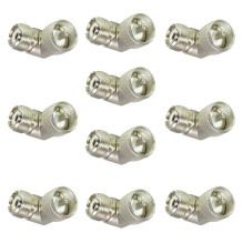 Set with 10 pcs plug 90 degrees PNI male PL - female PL Set with 10 pcs plug 90 degrees PNI male PL - female PL