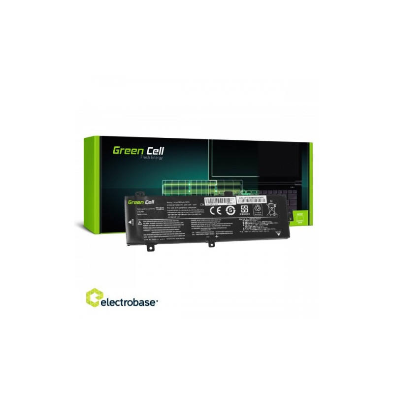 „Green Cell“ baterija, skirta „Lenovo V310 V310-14 V310-15 V510 V510-14 V510-15“ / 3500 mAh 7,6 V