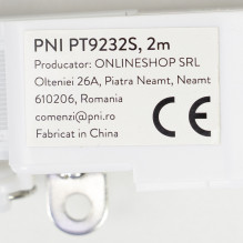Curtain rail, drapery PNI PT9232S length 2m, compatible with smart motor PNI SafeHome PT923