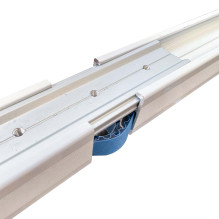 Curtain rail, drapery PNI PT9233S length 3m, compatible with smart motor PNI SafeHome PT923