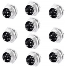 Set with 10bc male PNI microphone plug with 6 pin PCB connection