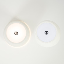 PNI LT04W table lamp with LED 2.5W, battery 1200 mAh, charging via USB-C, 150 lumens, warm white light 3000K, color Whit