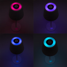 PNI LT05W RGB 3W table lamp, with battery, USB charging, White color