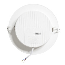 LED spotlight PNI D-Light CL2518 18W, recessed, round 22 cm, 6400K, 230V power supply, 1980 lm, cold white