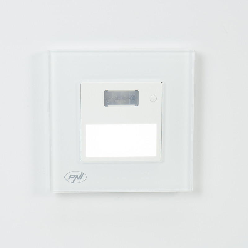 PNI WL100 LED lamp for staircase lighting, recessed mounting, with motion sensor, light sensor, adjustable light color, 