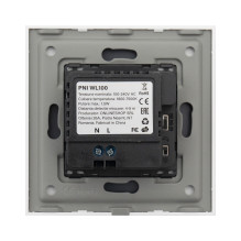 PNI WL100 LED lamp for staircase lighting, recessed mounting, with motion sensor, light sensor, adjustable light color, 