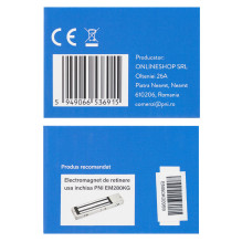 Electromagnet for keeping the door open PNI EM50KG Fail safe, wall mount, 12 / 24V, opening force 50Kg