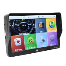 PNI L910 PRO GPS navigation system with sun visor, 9 inch, 800 MHz, 512MB DDR, 16GB internal memory, FM transmitter, bla