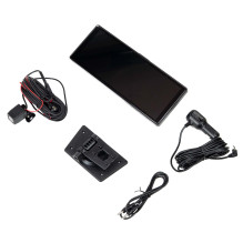 Car monitor with DVR PNI D1026 10.26 inch DVR, wireless Carplay, navigation, music, handsfree, bluetooth, FM transmitter