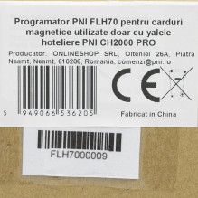 Programmer PNI FLH70 for magnetic cards used only with hotel keys PNI CH2000 PRO