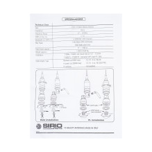 Sirio Performer 5000 PL CB antenna, 196.5cm without cable Sirio Performer 5000 PL CB antenna, 196.5cm without cable