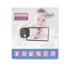 Video Baby Monitor PNI BM500 5 inch screen wireless 2.4 Ghz, temperature sensor, VOX, night vision Video Baby Monitor PNI BM500 5 inch screen wireless 2.4 Ghz, temperature sensor, VOX, night vision