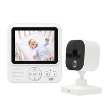 Video Baby Monitor PNI BM280 screen 2.8 inch wireless 2.4 Ghz, temperature sensor, VOX, night vision