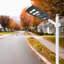 PNI SL210 100W street lighting lamp, with built-in 10W solar panel, 6500K, 1000lm, 2 x built-in 10Ah battery, microwave PNI SL210 100W street lighting lamp, with built-in 10W solar panel, 6500K, 1000lm, 2 x built-in 10Ah battery, microwave