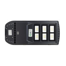 PNI SL220 200W street lighting lamp, with built-in 15W solar panel, 6500K, 1700lm, 3 x built-in 15Ah battery, microwave 