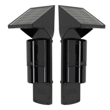PNI BP100S IR perimeter barrier up to 100m, 2 beams, solar powered, 4000 mAh, wireless connection, black
