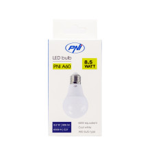 PNI A60 LED bulb, 8.5W, 806lm, 6500W, E27 socket
