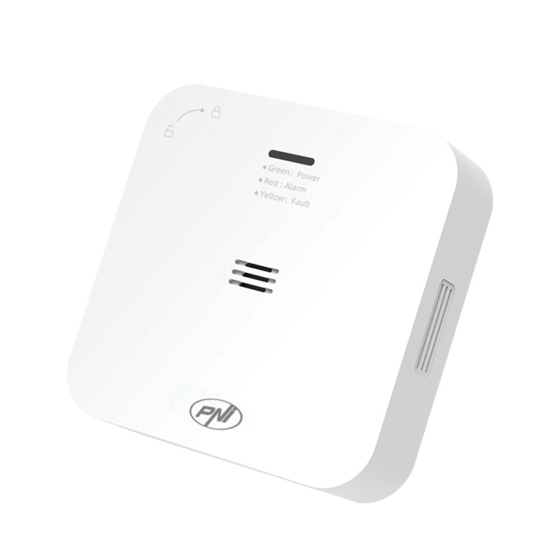 PNI SafeHouse HS281 carbon monoxide (CO) sensor compatible with the Tuya application
