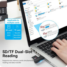 MEMORY READER USB3.0 / SD / TF CLGB0 VENTION
