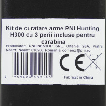 PNI Hunting H300 gun cleaning kit with 3 included brushes for any caliber carbine PNI Hunting H300 gun cleaning kit with 3 included brushes for any caliber carbine