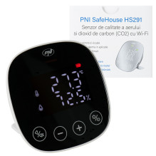 Air quality and carbon dioxide (CO2) sensor PNI SafeHouse HS291 with Wi-Fi, control from the Tuya Smart application, CO2
