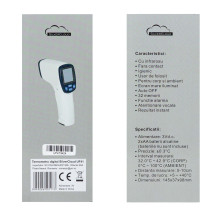 SilverCloud UF41 digital thermometer with infrared, non-contact, body and surface technology, with voice alert
