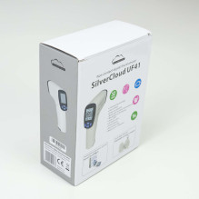 SilverCloud UF41 digital thermometer with infrared, non-contact, body and surface technology, with voice alert SilverCloud UF41 digital thermometer with infrared, non-contact, body and surface technology, with voice alert
