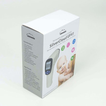 SilverCloud UF41 digital thermometer with infrared, non-contact, body and surface technology, with voice alert