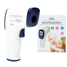 SilverCloud UF41 digital thermometer with infrared, non-contact, body and surface technology, with voice alert