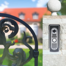 SilverCloud House 715 video intercom, 7 inch LCD screen, outdoor camera, night vision, electromagnetic yala output