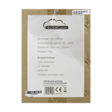 UPS SilverCloud 850VA with pure sinusoidal LCD display for thermal power plants