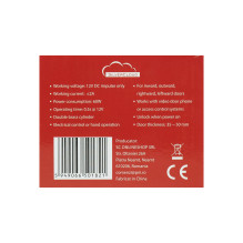 SilverCloud YE910 electromagnetic yala, 12V, stainless steel, with double hub and button, Fail Secure NO, compatible wit SilverCloud YE910 electromagnetic yala, 12V, stainless steel, with double hub and button, Fail Secure NO, compatible wit