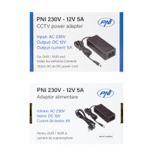Power supply PNI 230V-12V 5A 60watt