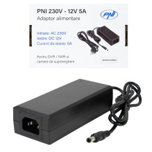 Power supply PNI 230V-12V 5A 60watt