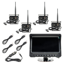 PNI TRK504 wireless video surveillance kit for truck DVR with LCD monitor and 4 cameras