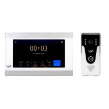 Smart video intercom PNI SafeHome PT750 WiFi, rezolutie Full HD 2MP 1080P, P2P, indoor monitor, dedicated Tuya Smart app