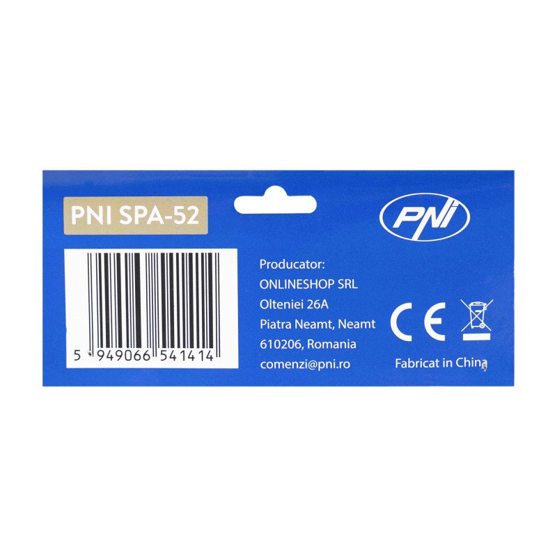 Antenna support PNI SPA-52 for driver's door vertical pillar, recommended for DAF XF SERIES