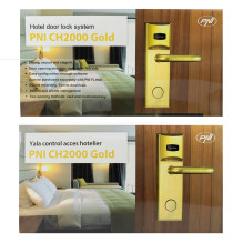 Yala hotel access control PNI CH2000R Gold with opening card reader on the right side