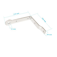 Antenna support PNI SPA-31 for sun visor mounting, recommended for Volvo FH