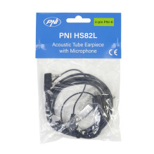 Headset with microphone and acoustic tube PNI HS82L with 2-pin PNI-K plug