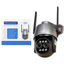 PNI House IP574 video surveillance camera with Wi-Fi, PTZ, dual lens 4MP + 4MP, 10X optical zoom, IP65