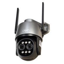 PNI House IP574 video surveillance camera with Wi-Fi, PTZ, dual lens 4MP + 4MP, 10X optical zoom, IP65