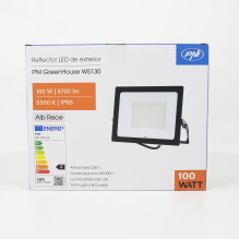 LED reflector PNI GreenHouse WS130 100 W, power supply 230 V, 8700 lm, 6500 K, IP65