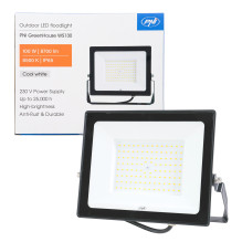 LED reflector PNI GreenHouse WS130 100 W, power supply 230 V, 8700 lm, 6500 K, IP65