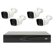 NVR POE PNI House IP810 video surveillance package, 4 PNI IP8POE cameras, 8MP and cables included