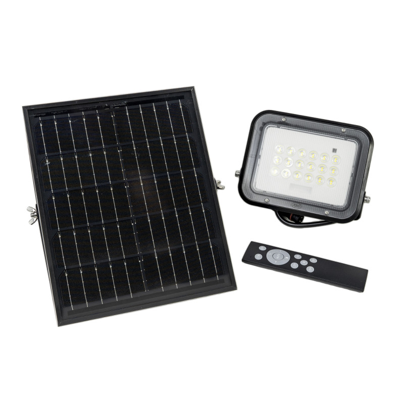 PNI GreenHouse WS50 50W LED reflector with solar panel, 6000mAh battery, remote control, adjustable timing and brightnes