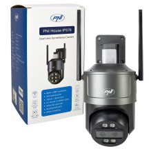 PNI House IP578 video surveillance camera with Wi-Fi, PTZ, dual lens 8MP + 8MP, 10X optical zoom PNI House IP578 video surveillance camera with Wi-Fi, PTZ, dual lens 8MP + 8MP, 10X optical zoom
