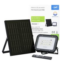 PNI GreenHouse WS50 50W LED reflector with solar panel, 6000mAh battery, remote control, adjustable timing and brightnes PNI GreenHouse WS50 50W LED reflector with solar panel, 6000mAh battery, remote control, adjustable timing and brightnes