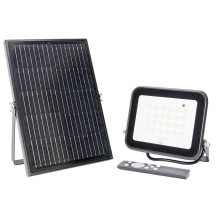 PNI GreenHouse WS100 100W LED reflector with solar panel, 10000mAh battery, remote control, adjustable timing and bright