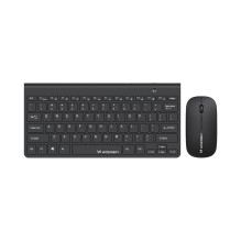 Wozinsky Wireless Keyboard + Compact Mouse Set - Black